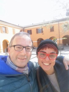 Elena Sanchi con Domenico A. Di Renzo, autore dell'intervista