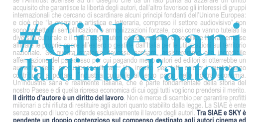 Gli autori SIAE scrivono a Sky: "Giù le mani dal diritto d'autore"