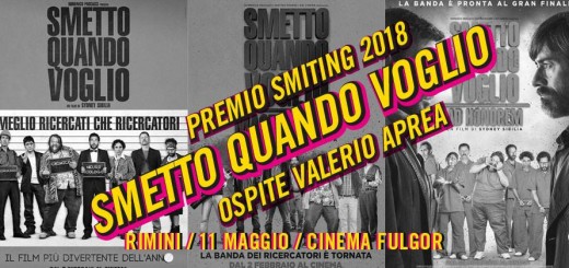 Smiting Festival 2018 conclude in grande con il Premio Smiting a "Smetto quando voglio"