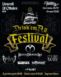 Arriva "DRINK 'EM ALL", la birra pensata e prodotta da DIEGO 'DD' CAVALLOTTI, chitarrista dei LACUNA COIL!