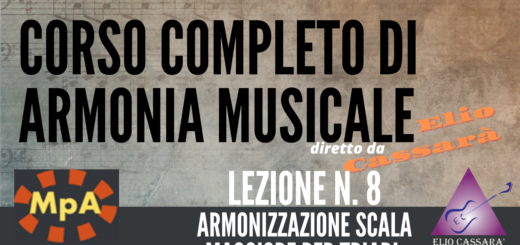 Corso completo di Armonia Musicale - lezione n. 8